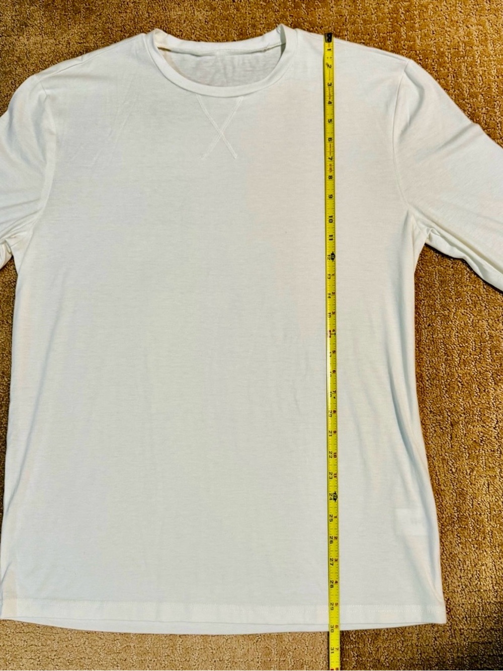 Lightweight Ivory Long Sleeve Crewneck Shirt Men’s XL - NWOT - Picture 7 of 7